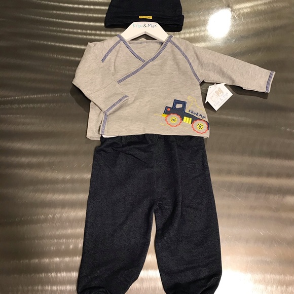 Kiko & Max Baby Boy Infant Bodysuit & Matching Set - Picture 3 of 5